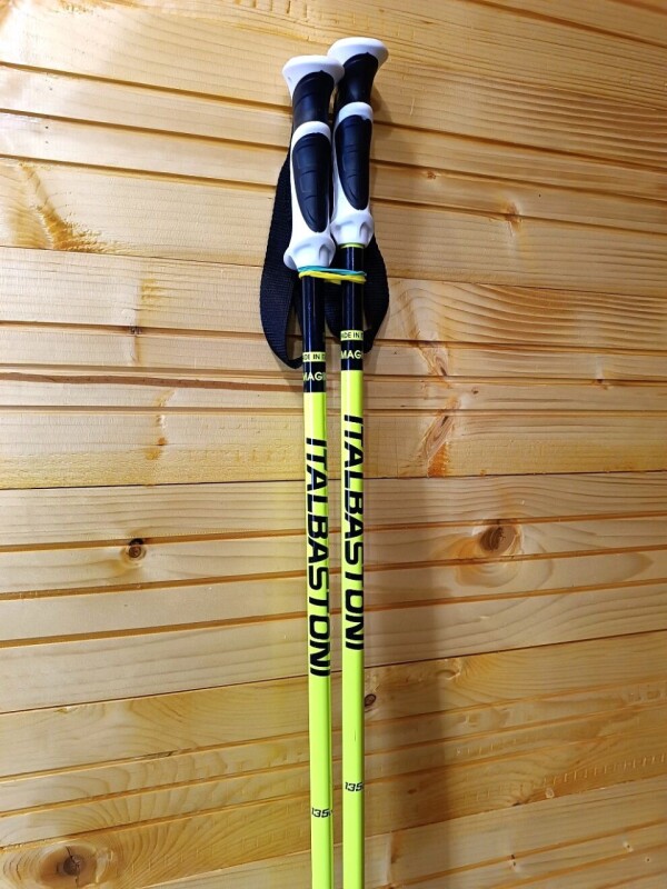NOVÉ PALICE ITALBASTONI NEON YELLOW 135CM